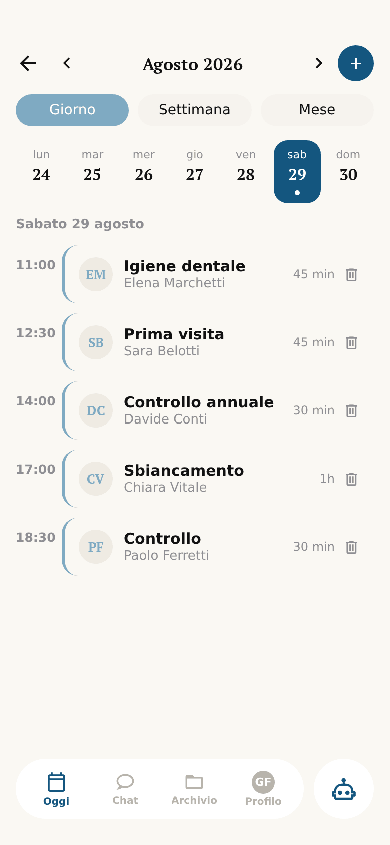 L'agenda di fid.ai con gli appuntamenti della giornata